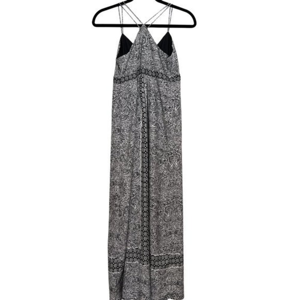 LOFT PETITE Black & White Printed Maxidress - Picture 2 of 8